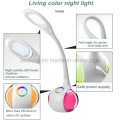 LED Tischlampe mit Touch Dimmer und RGB Farblicht (LTB020)